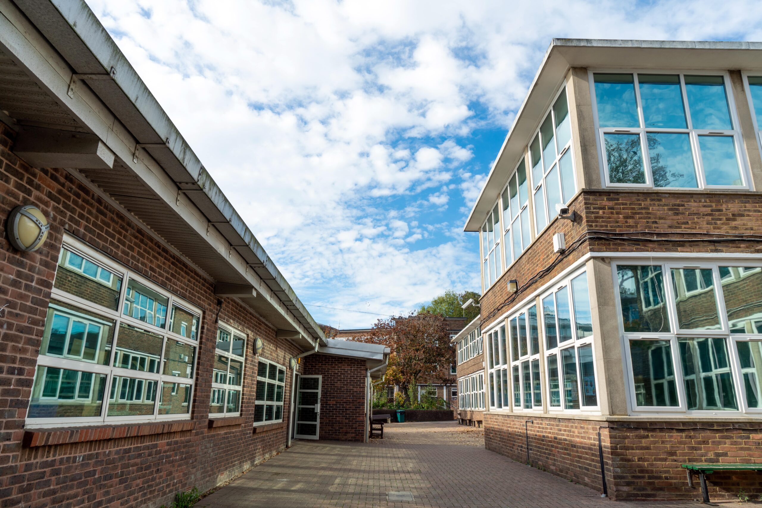 The secondary school for children in Dorothy Stringer School at Brighton, East Sussex